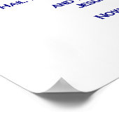 Hail Mary Gebet Poster (Ecke)