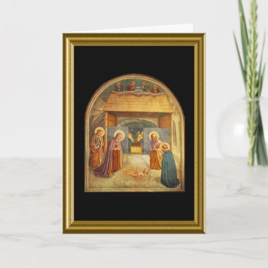 Hail Mary in Italian Feiertagskarte (Vorderseite)