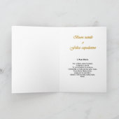 Hail Mary in Italian Feiertagskarte (Innenseite)