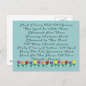 Hail Mary Katholic Gebet Geschenke & Karten (Vorne/Hinten)