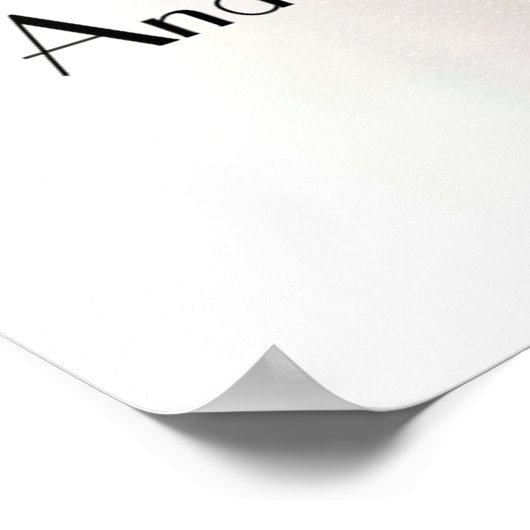 Hail Mary Poster (Ecke)