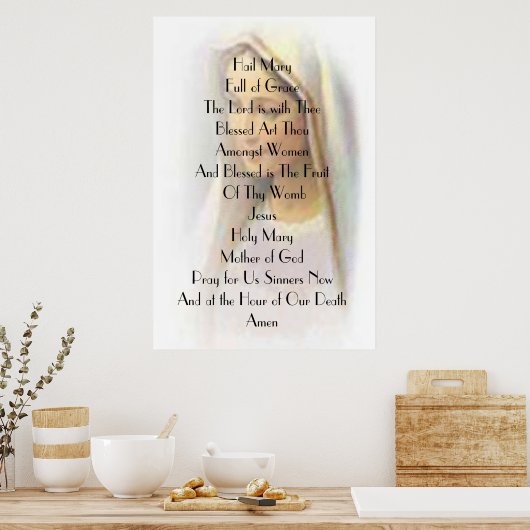 Hail Mary Poster (Küche)