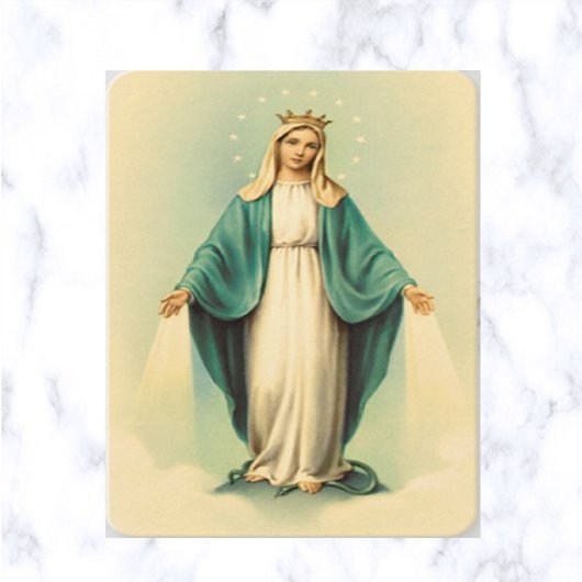 Hail Mary Prayer Card Visitenkarte