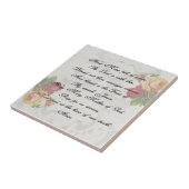 Hail Mary Prayer Fliese (Seite)