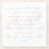 Hail Mary Prayer Glasuntersetzer (Rückseite)