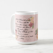 Hail Mary Prayer Kaffeetasse (Vorderseite Links)