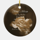 Hail Mary Prayer Keramik Ornament (Hinten)