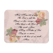 Hail Mary Prayer Magnet (Horizontal)