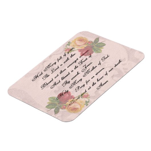 Hail Mary Prayer Magnet (Linke Seite)