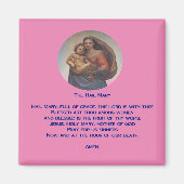 Hail Mary Prayer Magnet (Vorne)