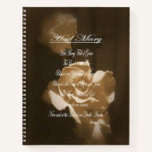 Hail Mary Prayer Notizblock (Vorderseite)