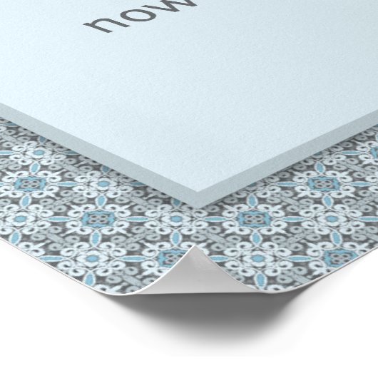 Hail Mary Prayer Poster (Ecke)