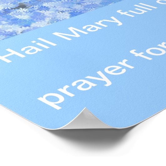 Hail Mary Prayer - Poster (Ecke)
