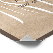 Hail Mary Prayer Poster (Ecke)