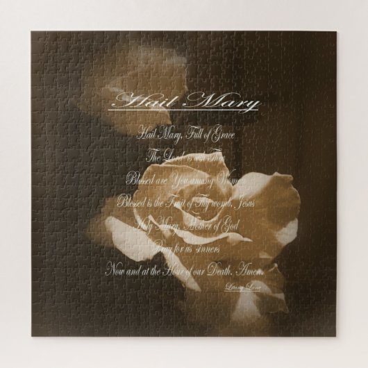 Hail Mary Prayer Puzzle (Vertikal)