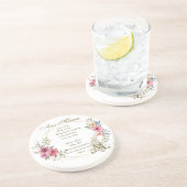 Hail Mary Prayer Religious Ave Maria Latin Getränkeuntersetzer (Seite)