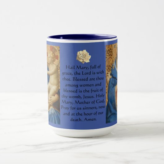 Hail Mary Prayer Tasse (Zentrum)
