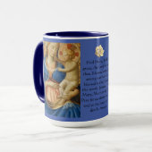 Hail Mary Prayer Tasse (Vorderseite Links)