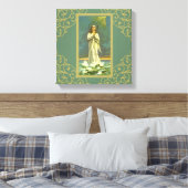 Hail Mary Star der Sea Ave Maris Rosary Leinwanddruck (Insitu (Schlafzimmer))
