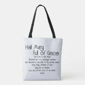 Hail Mary Tote Bag Tasche (Rückseite)