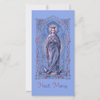 Hail Mary, voll von Grace Prayer Card