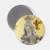 Hail Mary, voller Anmut Magnet (Vorderseite/Rückseite)