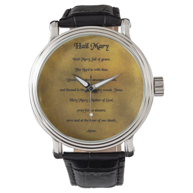 Hail Mary Watch Armbanduhr (Vorderseite)