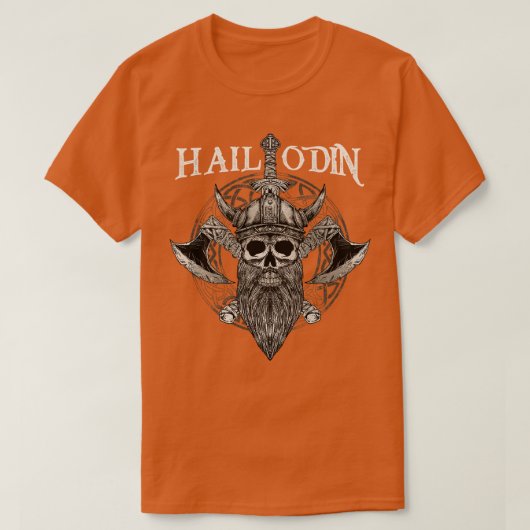 Hail Odin Viking Valhalla 3 T-Shirt (Design vorne)