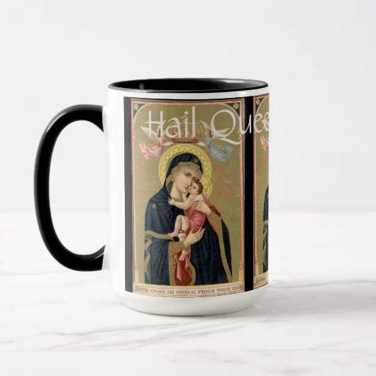 Hail Queen of Heaven, Gebet Tasse.  Tasse (Links)