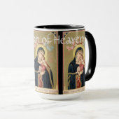 Hail Queen of Heaven, Gebet Tasse. Tasse (VorderseiteRechts)