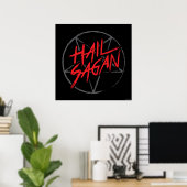Hail Sagan Poster (Heimbüro)