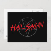 Hail Sagan Postkarte (Vorne/Hinten)