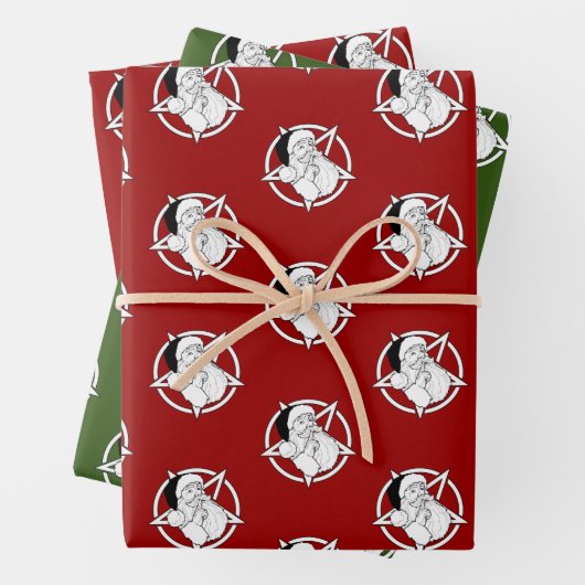 Hail Santa Geschenkpapier Set (Beispiel)