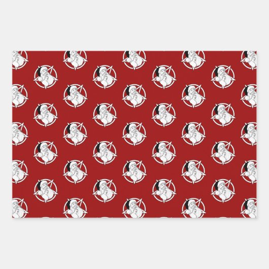 Hail Santa Geschenkpapier Set (Vorderseite)