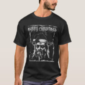 Hail Santa Heavy Metal Headbanger Ugge Christmas T T-Shirt (Vorderseite)