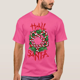 Hail Santa Heavy-Metal Weihnachten T-Shirt