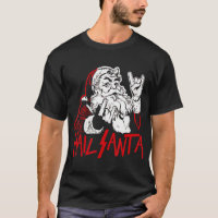 Hail Santa Sleigher Heavy Metal Weihnachten Weihna