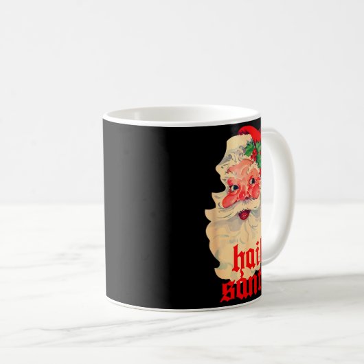 Hail Santa Ugly Christmas  Kaffeetasse (VorderseiteRechts)