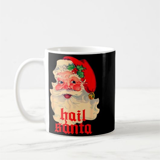 Hail Santa Ugly Christmas  Kaffeetasse (Links)