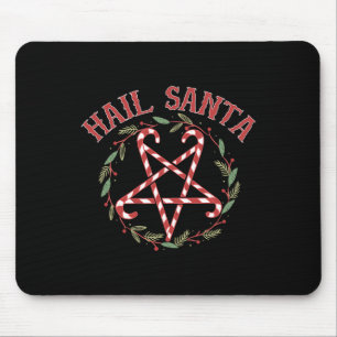 Hail Santa Weihnachts-Krampus-Bekleidung Mousepad