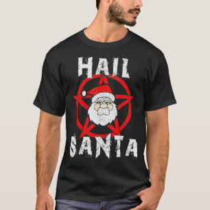 Hail SantaFunny Satanic Weihnachtsgeschenk T-Shirt