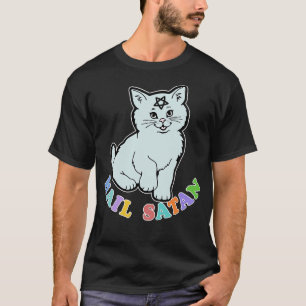 Hail Satan Adorable Niedlich Kitesdesign T-Shirt