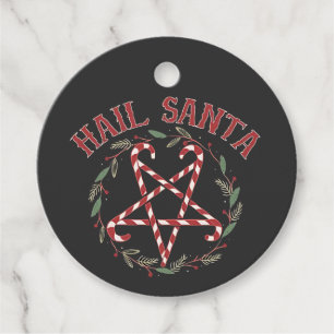 Hail Satan Christmas Krampus Xmas Devil Candy Geschenkanhänger