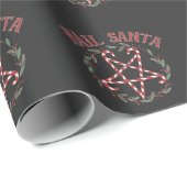 Hail Satan Christmas Krampus Xmas Devil Candy Geschenkpapier (Rolleneckpunkt)