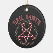 Hail Satan Christmas Krampus Xmas Devil Candy Keramik Ornament (Links)