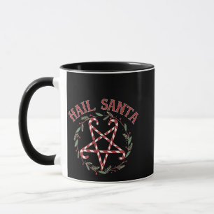 Hail Satan Christmas Krampus Xmas Devil Candy Tasse