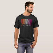Hail Satan Lesbian Pride Flag Barcode Satanist Equ T-Shirt (Vorne ganz)