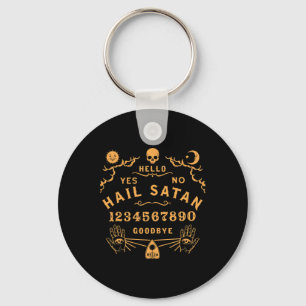 Hail Satan Occult Horror Atheist Wiccan Satanic Ou Schlüsselanhänger