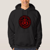 Hail Satan - Pentagram - Cross 666 Hoodie (Vorderseite)