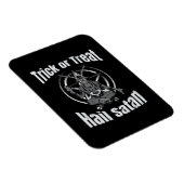 Hail Satan Pentagram Goat Halloween Magnet (Rechte Seite)